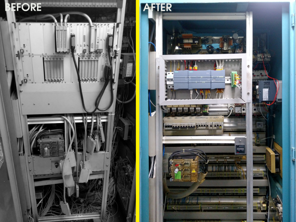 Uhlmann Blister Machine Control System Retrofitting