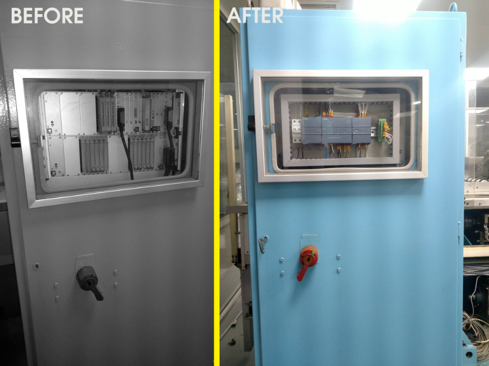 Uhlmann Blister Machine Control System Retrofitting